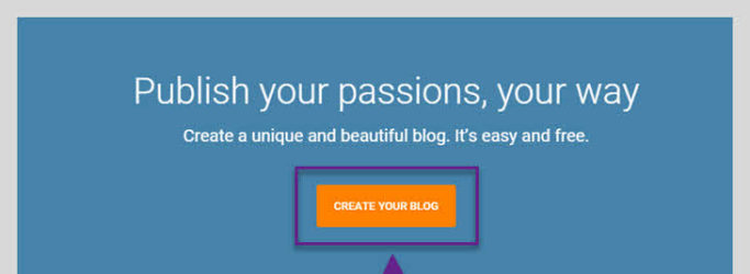 create your blog