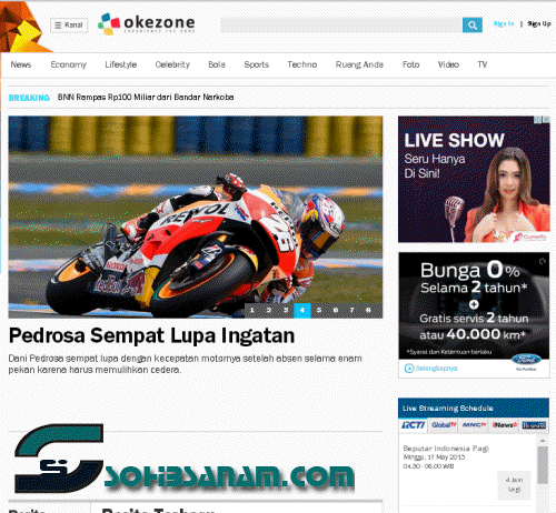 website berita online terkenal indonesia okezone.com