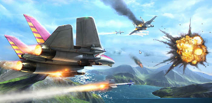 Game online android Air Combat OL Team Match